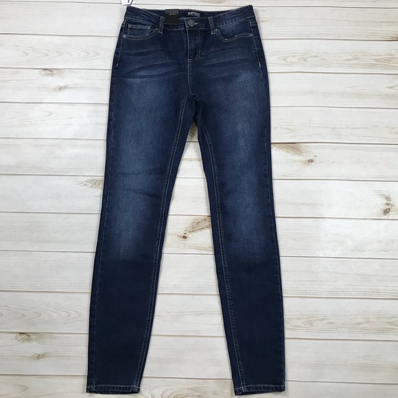Buffalo David Bitten Mid Rise Skinny Jeans Stretch - Picture 1 of 5